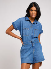 Damski Kombinezon Jeansowy Lee Short Unionall Own Everything 112348971